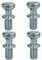 4 Pack DA61-03734A Refrigerator Fixer-Handle Screws Replacement for Samsung Refrigerator Door AP4372038,1998157,PS4144145