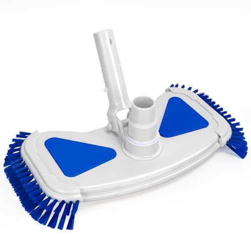 Pool Bodensauger Kopf Gewichtet mit Seitenbürsten，34cm