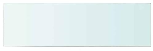 Gecheer Regalboden Glas Transparent 100x30 cm, Glasboden Glasscheibe Badregal für DIY-Regalsystem Bücherregal Vitrine Badezimmer-Ablage Küchenaufbewahrung243846