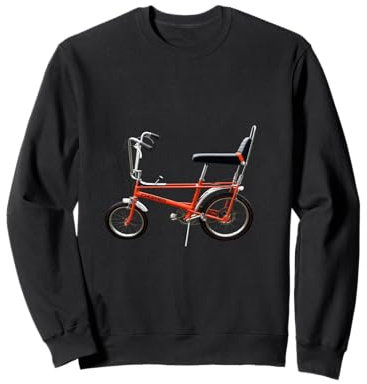 Vintage 1970s Chopper Style Bicycle Retro Bike Lover Design Sweatshirt
