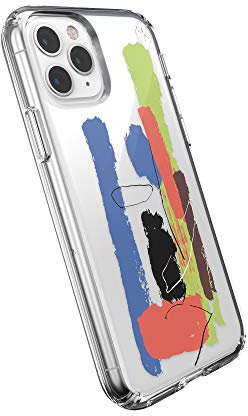 Speck Presidio Clear + Print iPhone 11 ProCase PaintSplatter Blue/Clear