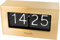 Eichmüller since 1950 Retro Flip Uhr - Tischuhr mit solidem Metallgehäuse - Messing