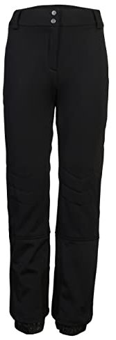Killtec Damen Thônes Wmn Sft Pnts B Skihose Softshellhose mit Kantenschutz und Schneefang, Schwarz, 42 EU