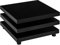STILISTA® Couchtisch 360° schwenkbare Tischplatten, Cube-Design, Verschiedene Größen und Farben, 73 x 73 cm matt schwarz