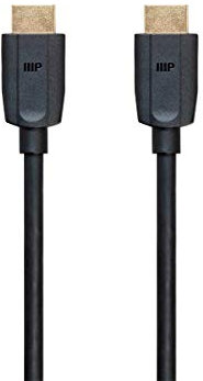 Monoprice 8K Ultra High Speed HDMI Cable - 15 Feet - Black | 48Gbps, Compatible with Sony Playstation 5, Playstation 5 Digital Edition, Microsoft Xbox Series X, and Xbox Series S