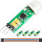 DAOKAI HC-SR505 Human Motion Sensor Module Mini Infrared PIR Pyroelectric Detector Switch 4.5V - 20V Body Sensor Switch Repeatable Trigger, For Arduino(5Pcs)