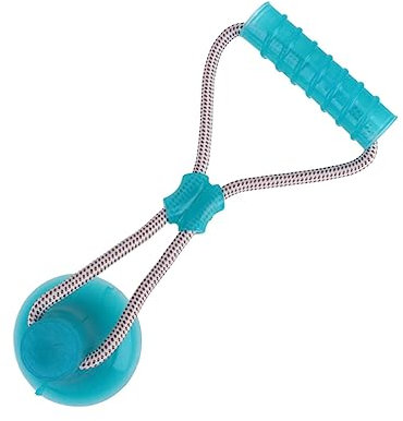 POPETPOP suction tug dog toy teething toys for puppies dog toy with suction cup suction dog toy suction cup dog toy dog toy suction cup multifunction pet molar bite toy Pet Toy tugboat chew