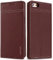 Hülle Echt Leder für iPhone 6 Plus, iPhone 6s Plus (5,5) - Premium Lederhülle Klapphülle mit Standfunktion und Kartenfächer Flip Case Ledertasche für iPhone 6 Plus / 6s Plus - 5,5 Zoll (Braun)