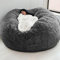 Sunydog Bean Bag Chair Cover,Startseite Schwamm Bett Sitzsack Stuhlbezug Schonbezug Doppelschlafzimmer Balkon Große Couch Runder weicher flauschiger Bezug Keine Füllungen Nur Bezug