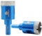Dry Diamond Core Drill Bit Set,BRSCHNITT 2pcs 28mm Diamond Hole Saw Core Drill Bit with Hex Shank for Porcelain Tile Ceramic Stone Granite Marble