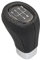 Riloer Pomo de palanca de cambios manual de 5 velocidades, piel sintética, color negro, compatible con BMW Serie 1 3 5 6 E30 E32 E34 E36 E38 E39 E46 E53 E60 E63 E83 E84 E90 E91 E92