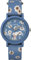 Timex Peanuts Unisex-Armbanduhr, 34 mm, blaues, einlagiges Stoff-Durchzugsarmband, blaues Zifferblatt, blauer Gehäuse Damen TW2W33500