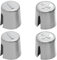 Ollanoos 2 Pair Universal Battery Terminal Adapter Kits, Battery Terminal Sleeves Versatile Adapters for Positive or Negative Posts for Car Boat RV Easily Convert 11-13mm to 16-18mm