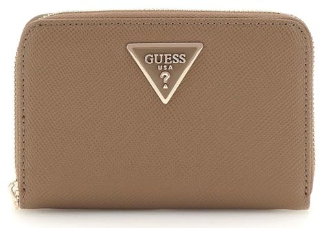 GUESS Portafoglio donna zip around Laurel slg dark taupe A25GU46 ZG8500140