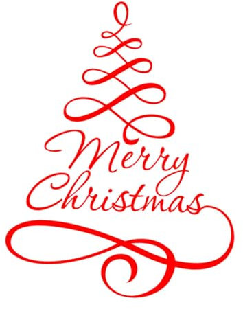 Amosfun Weihnachten Wandaufkleber Rot Frohe Weihnachten Handwerk Aufkleber Wandbild Decals Für Home Decor Abnehmbare