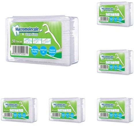 Zahnseide, 300 Stück Zahnseide Stick mit Zahnstocher Halter, Zahnstocher Stick, Zahn Draht Zahnpflege Interdental Flossers mit Y-Form Design, Disposable Zahnseidensticks Zahnreiniger (300)