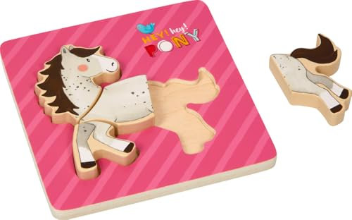 DIE SPIEGELBURG - Steck-Puzzle - Mein kl. Ponyhof (4 T.)