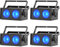 4PCS 150W COB LED Fari RGBW Luci da Palco 8CH Faretto Luci Discoteca per Festa Bar Matrimonio Teatro illuminazione Effetti