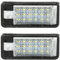 LED License Plate Lights,Number Plate Lamp 2pcs Fit use for Audi Number Plate Light A3 A4 S4 RS4 B6 B7 A6 RS6 S6 C6 S5 Q7 A8 S8 Error Free License Plate Lamp