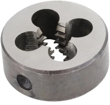 Rundes Gewindeschneideisen, Trapezgewinde-Drehwerkzeug for Schneiden von Metallaußengewinden TR8 bis TR32, Schneideisen mit Rechtsgewinde(32x6.0)(20x2.0)