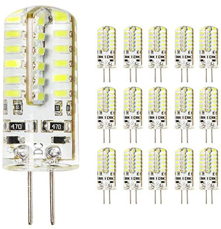 Mengjay® 15 x 48 LEDs g4led DC 12 V 3 W LED Lampe 3014 LED Spot, Light Garantie Gute Qualität Energiesparend Lampe LED kalt-weiß
