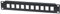 Intellinet 714860 10-Port Patchpanel unbestückt, 1 HE, 25,4 cm (10 Zoll) Schwarz