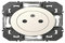 Prise de courant 2P+T surface DOOXIE 16A finition blanc
