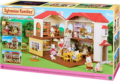 Sylvanian Families 5302 Casa di città con luce - Casa delle bambole, multicolore
