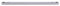 Fassung Linienlampe für Osram Linestra Ralina 120W S14s 100cm zwei Sockel mit Schalter (silber)