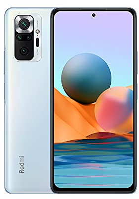 XIAOMI Redmi Note 10 Pro Smartphone 6GB 128GB 6.67 120Hz AMOLED DotDisplay 108MP Wide-Angle Cámara 5020mAh (typ) NFC Dual SIM Card Azul Glaciar [Versión en Español]