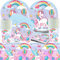 Doyomtoy - Juego de 20 Servilletas para Decoración de Cumpleaños, Diseño de Unicornio, para Regalo Infantil