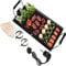 GiantexUK Teppanyaki Grill Table, Non-Stick Electric Barbecue Griddle with 6 Wooden Shovels and 2 Egg Rings, 1800W/2000W Electric BBQ Hot Plate, Adjustable Temperature & Easy Cleaning (48 x 27 cm)