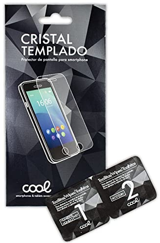 Protector Pantalla Cristal Templado COOL para iPhone 7 Plus/iPhone 8 Plus (FULL 3D Blanco)