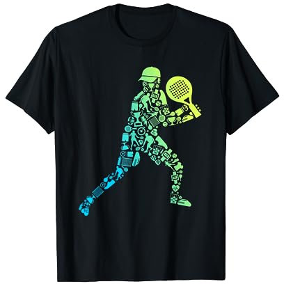 Padel Tennis Spieler Symbole Paddleball Jungen Padel T-Shirt