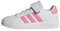 adidas Grand Court Elastic Lace and Top Strap Shoes Tennisschuhe, Cloud White/Bliss Pink/Clear Pink, 32 EU