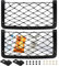 Norhogo Lot de 2 filets de rangement en maille élastique pour camping-car, caravane, bateau, voiture, accessoires pour ranger téléphone, bouteille d'eau, articles de toilette