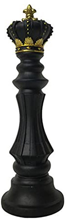 Aoguaro Kleine Schachskulptur Dekorationen, König und Königin Schachfiguren Home Decor, Kreative Retro Ritter Statue Ornamente für Zuhause, Schlafzimmer, Desktop, Büro, Wohnzimmer