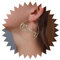 Inilbran Boho Übertrieben Kreis Ohrringe Vintage Hohlen Kreis Reif Ohrringe Gold Brief Königin Ohrringe Personalisierte Kreis Aussage Ohrringe Schmuck Für Frauen Und Mädchen