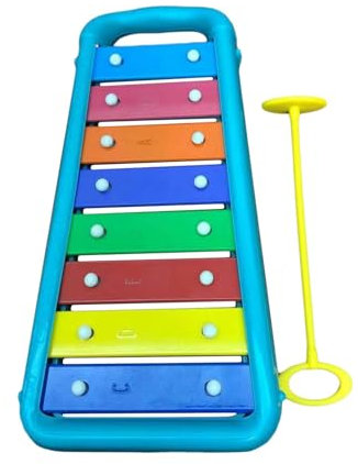 Dickly Xylophon mit Schlägeln, 8 Noten, Glockenspiel, Xylophon, Kindergarten-Hämmerspielzeug, Vorschule, Valentinstagsgeschenke für Kinder