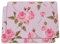 Seaside No.64 - Platzset mit Korkunterseite - Verschiedene Designs - Pflegeleichte Alternative zu Tischdecken - Eyecatcher für deinen Esstisch (2er-Set Florales Design rosa)