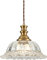 CHILDHOOD Chandeliers Ceiling Light Living Room, Chandelier, Vintage Pendant Light, Brass Glass Pendant Lamp, G9 Base, Hanging Light Fixture for Kitchen Island Bedroom Dining Room (H087-1)