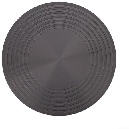 Placa adaptadora de inducción Placa difusora de calor de doble cara, placa de conducción de calor antideslizante, para utensilios de cocina de vidrio (28 cm)