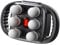 6 Head Massage Gun Deep Tissue, Percussion Massager Gun with 9 Levels & 9 Modes, Electric Massager Tool for Back, Neck, Leg, Full Body Muscle Pain Relief, Gifts for MOM DAD (Gray)