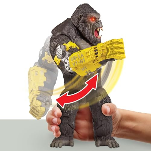 Giochi Preziosi Godzilla für Kong Das Neue Imperium - Riesenkong, 35 cm, beweglich, sehr detailliert mit Lichtern und Schlagfunktion, für Kinder ab 4 Jahren, wie im Film