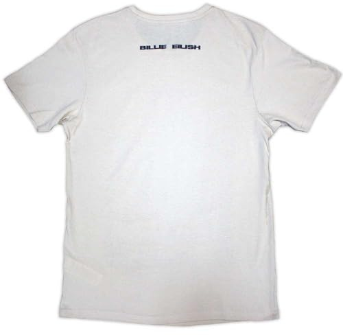 Rock Off officially licensed products Billie Eilish Hit Me Hard and Soft Falling T Shirt M White