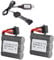 Yangers 2 Pack 9.6v 800mah Li-ion Battery RC Rechargeable Batteries 20C SM-6P Plug Connector with USB Charger Set for RC Car off road Truck Jumper Vehicle Drift Monster Toys