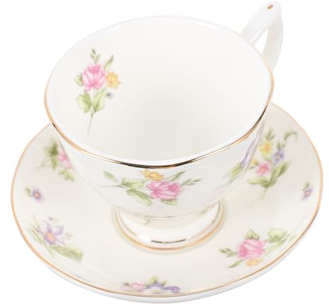 Cabilock Kaffeebecher Aus Keramik Mit Untertasse Tasse Für Tee Und Kaffee Mit Tablett Geeignet Für Zuhause Und Büro