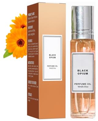 Phero-mone Parfum Woman, Mini Parfum set für Frauen, Charmanter Duft, Frische und Selbstbewusstsein, Zeigen Sie weiblicher Charme, Verschiedene Geschmacksrichtungen, 10ml (10ml, Schwarzes Opium)