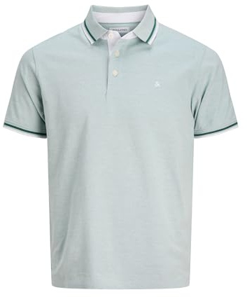 JACK & JONES Male Poloshirt Plus Size Einfarbig Poloshirt