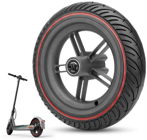 Amitor für Pro 2 Hinterrad Komplett, All-in-One Vollgummireifen E Scooter 8,5 Zoll mit Felge, Robust & Zuverlässig, Pannensichere & Abriebfeste, Einfache Montage,（Radachse: 78 mm）, 1PCS